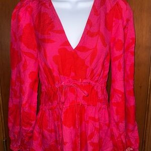 Kate Spade Red and Pink Floral Dress Valentines’s Day